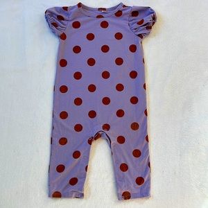 Polka dot toddler romper. Size 18mo